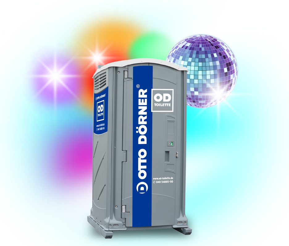 Partytoilette OTTO DÖRNER Partyklo von Otto Dörner