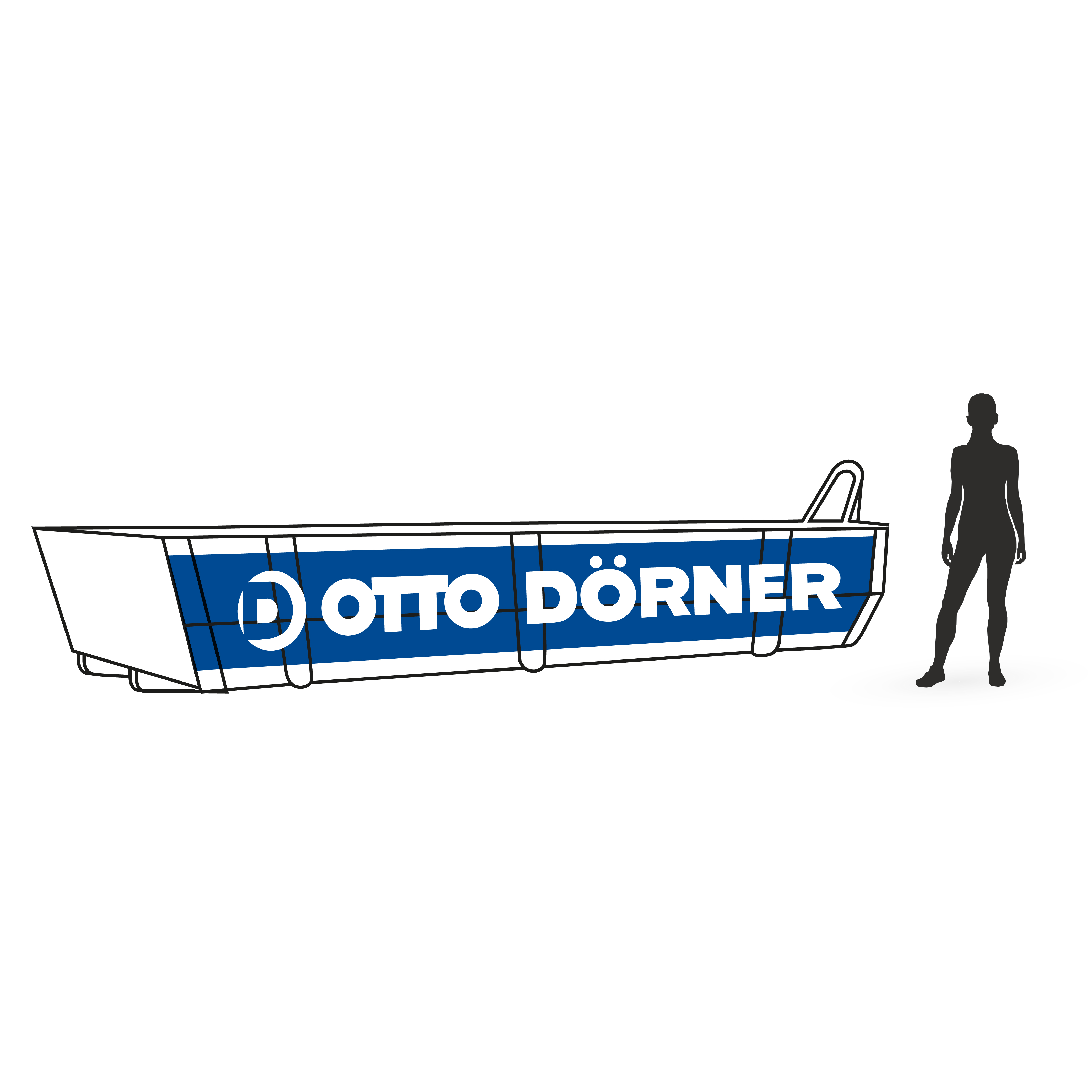 Abrollcontainer 10cbm für Entsorgung – ideal für Bauabfälle und Großmüll