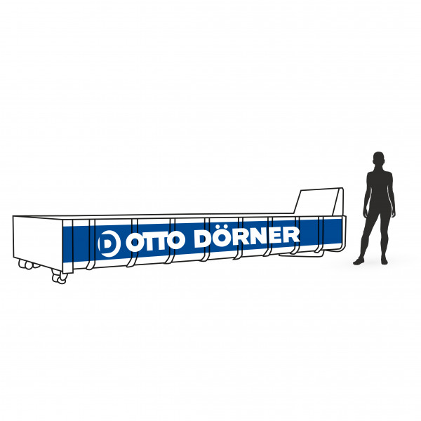 Abrollcontainer für Bauschutt in Hannover